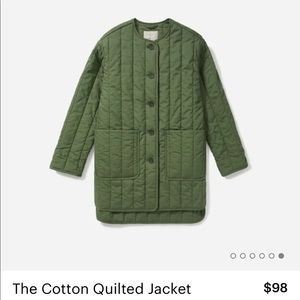 Everlane quilted cotton jacket!! XS NWOT